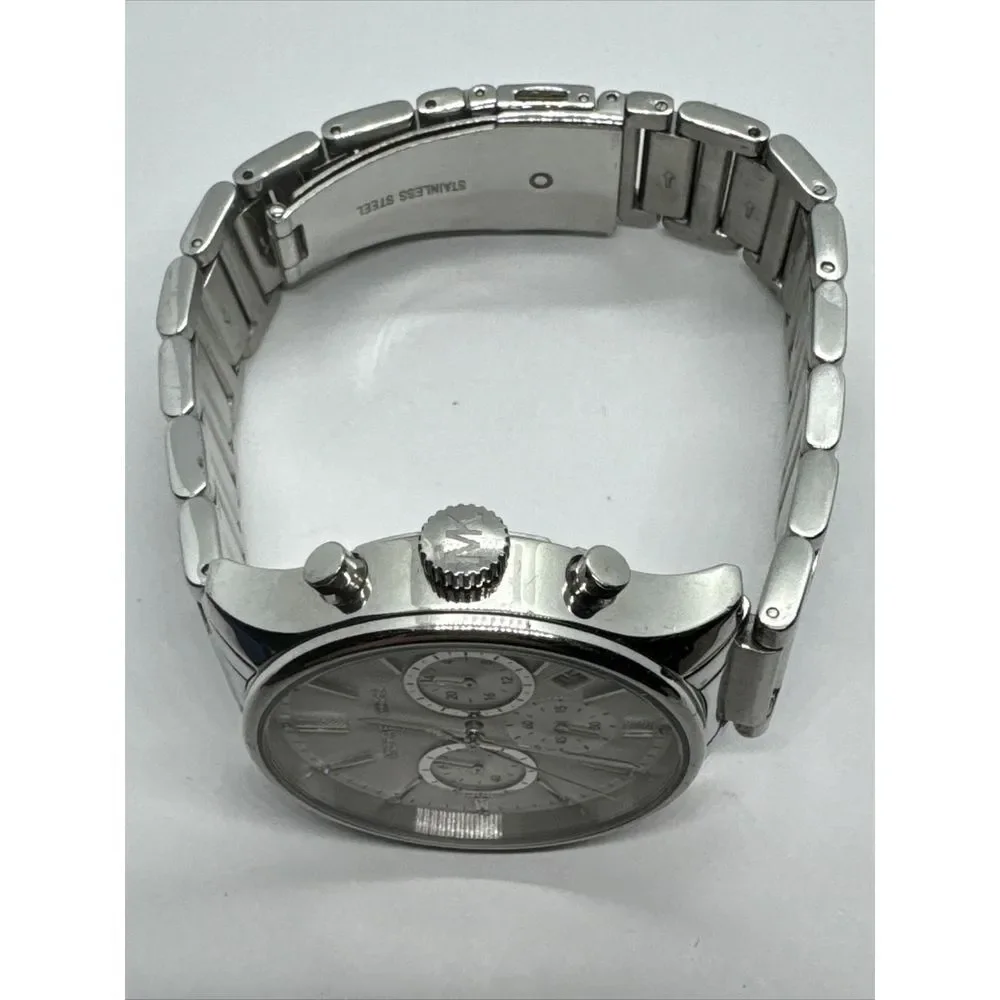 Michael Kors MK5985 Women Silver Stainless Steel Analog Dial Quartz Watch JNA744